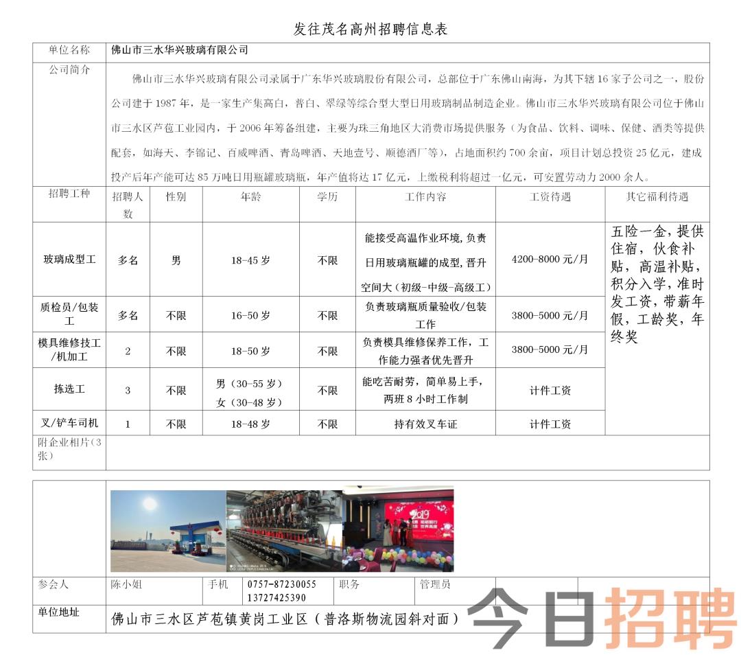 吴川最新招工信息及其社会影响分析